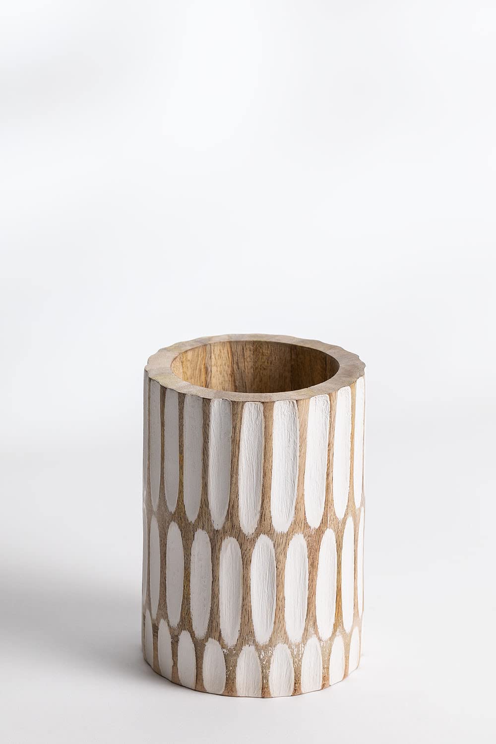 Sklum Dordon 15 cm vaso in legno di mango basso
