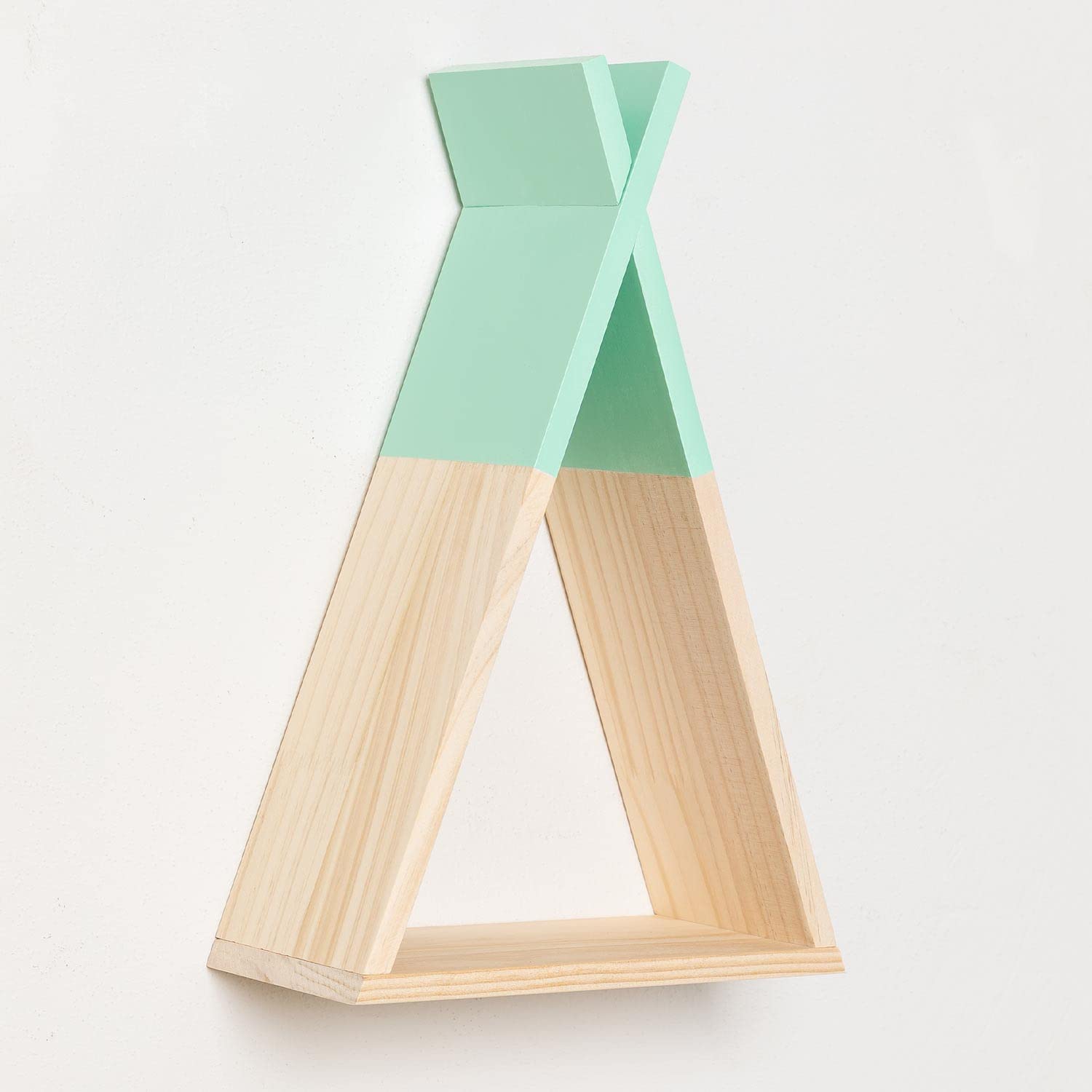 Sklum Sius Kids mensola da parete legno pino verde menta