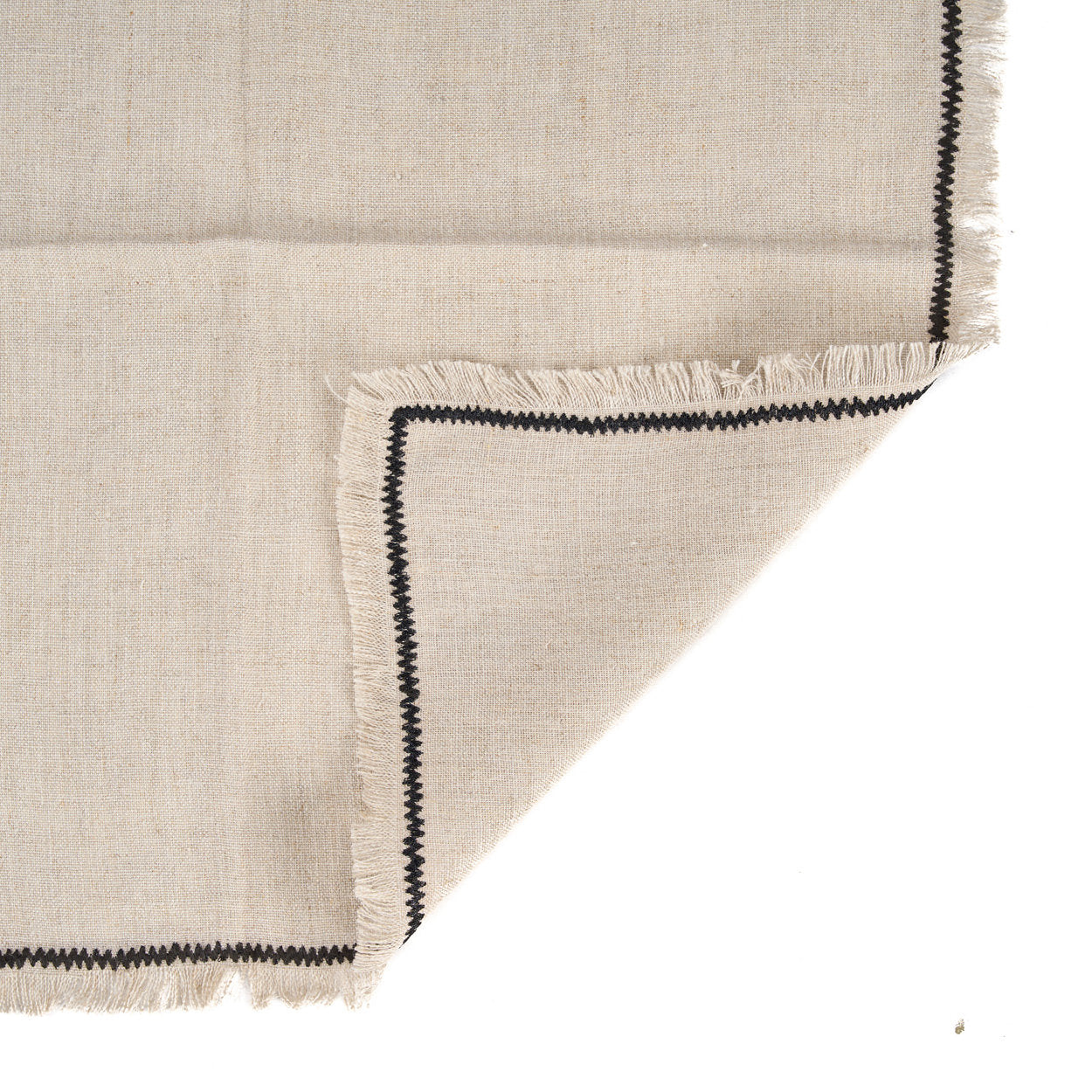 Bambua Tuscany Tovagliolo Lino 45x45 Nero Naturale