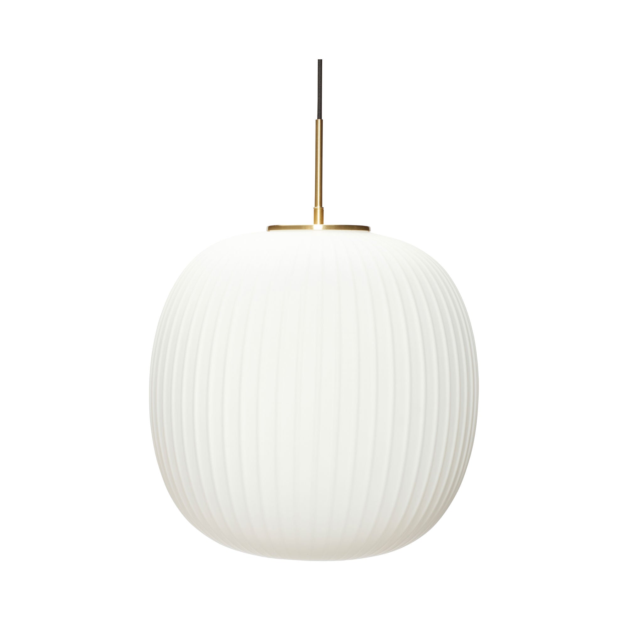 Bambua Serene lampadario vetro bianco Ø42
