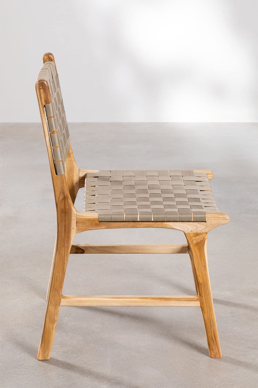 Sklum Diama Style sedia giardino teak beige 50x60