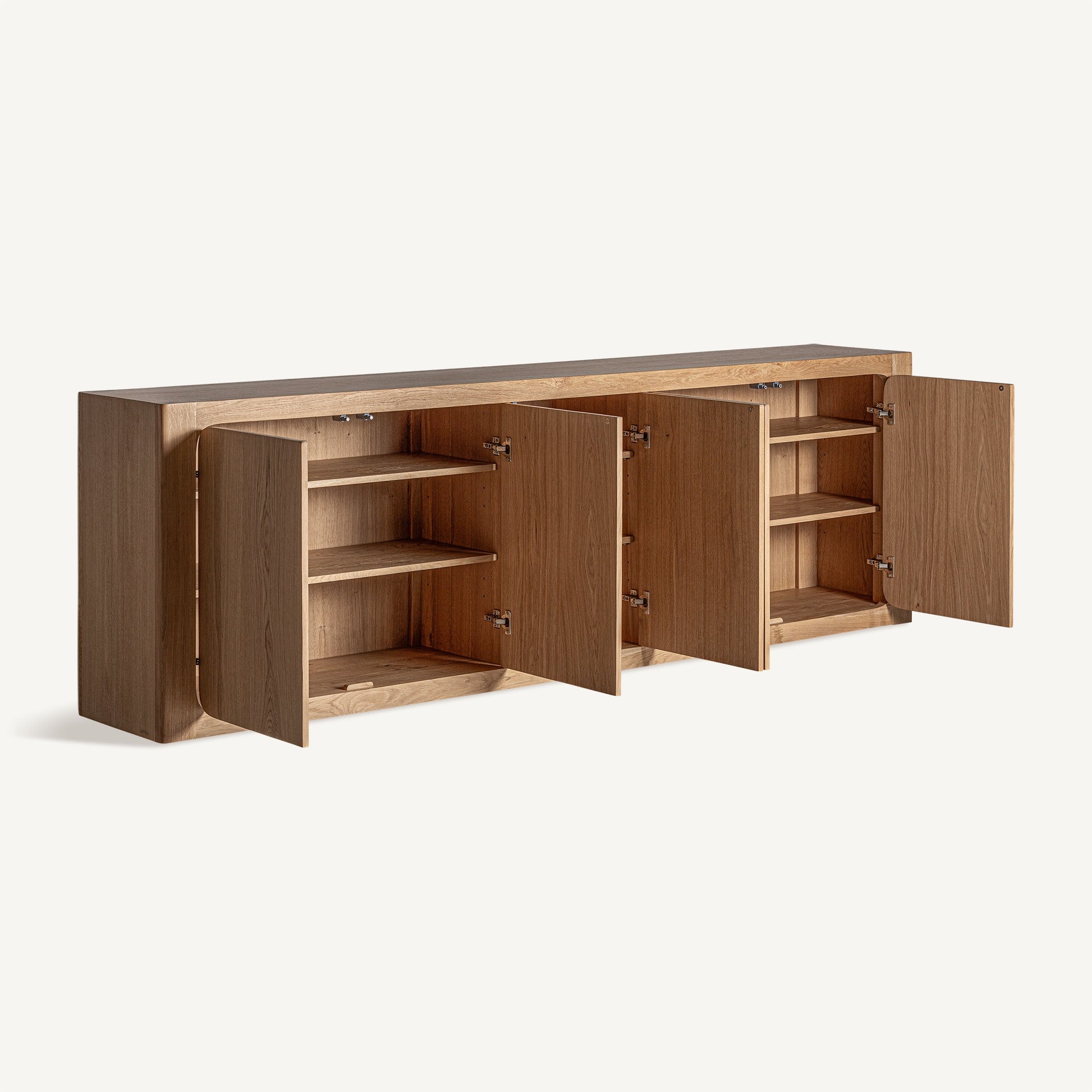 Bambua Zelzate credenza 5 ante rovere chiaro