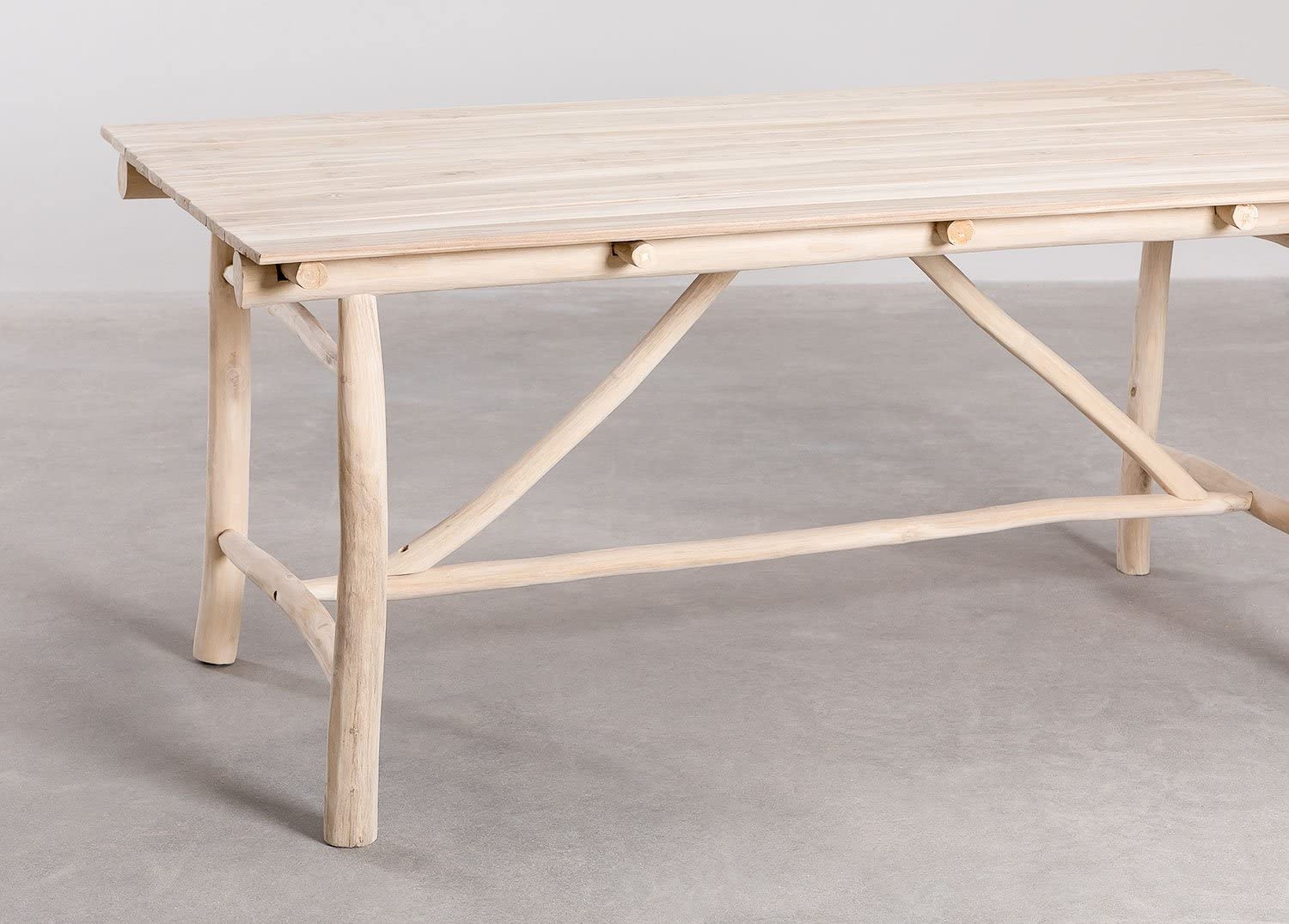 Sklum Nabila tavolo da giardino in teak 180x100 cm