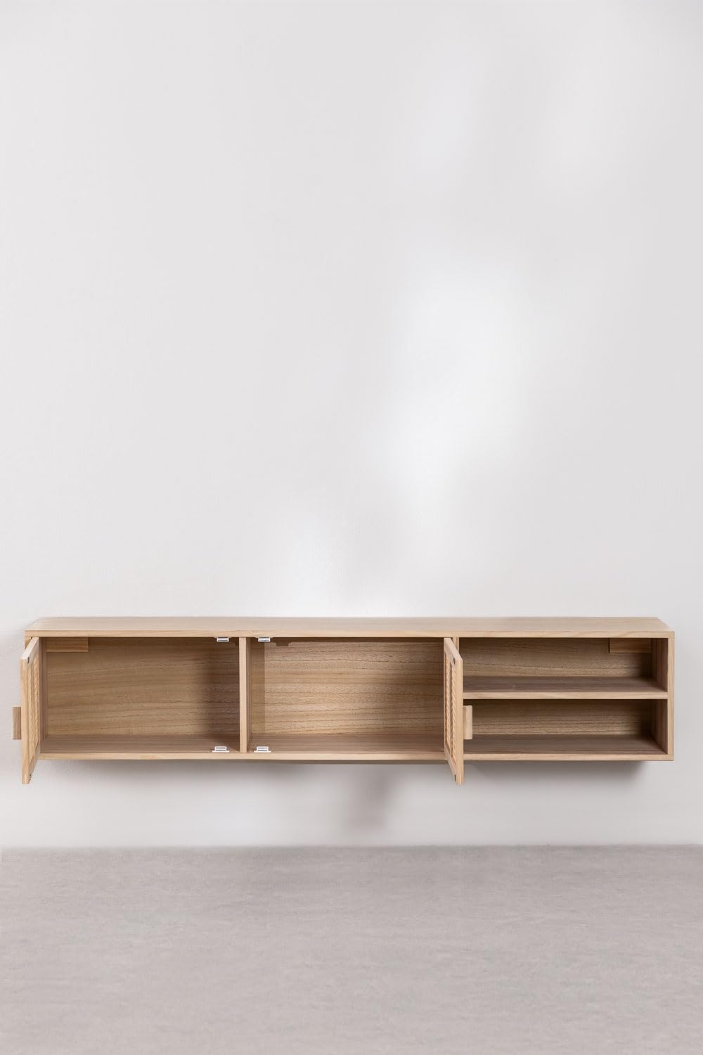 Sklum Ralik mobile TV sospeso legno 150 cm rattan