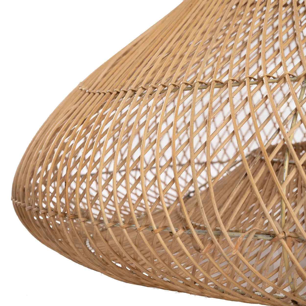 Bambua Shala lampadario XL naturale rattan