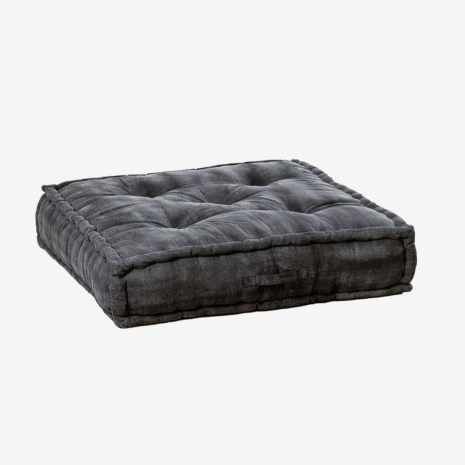 Sklum Dhel Cuscino Divano in Cotone Grigio Grafite