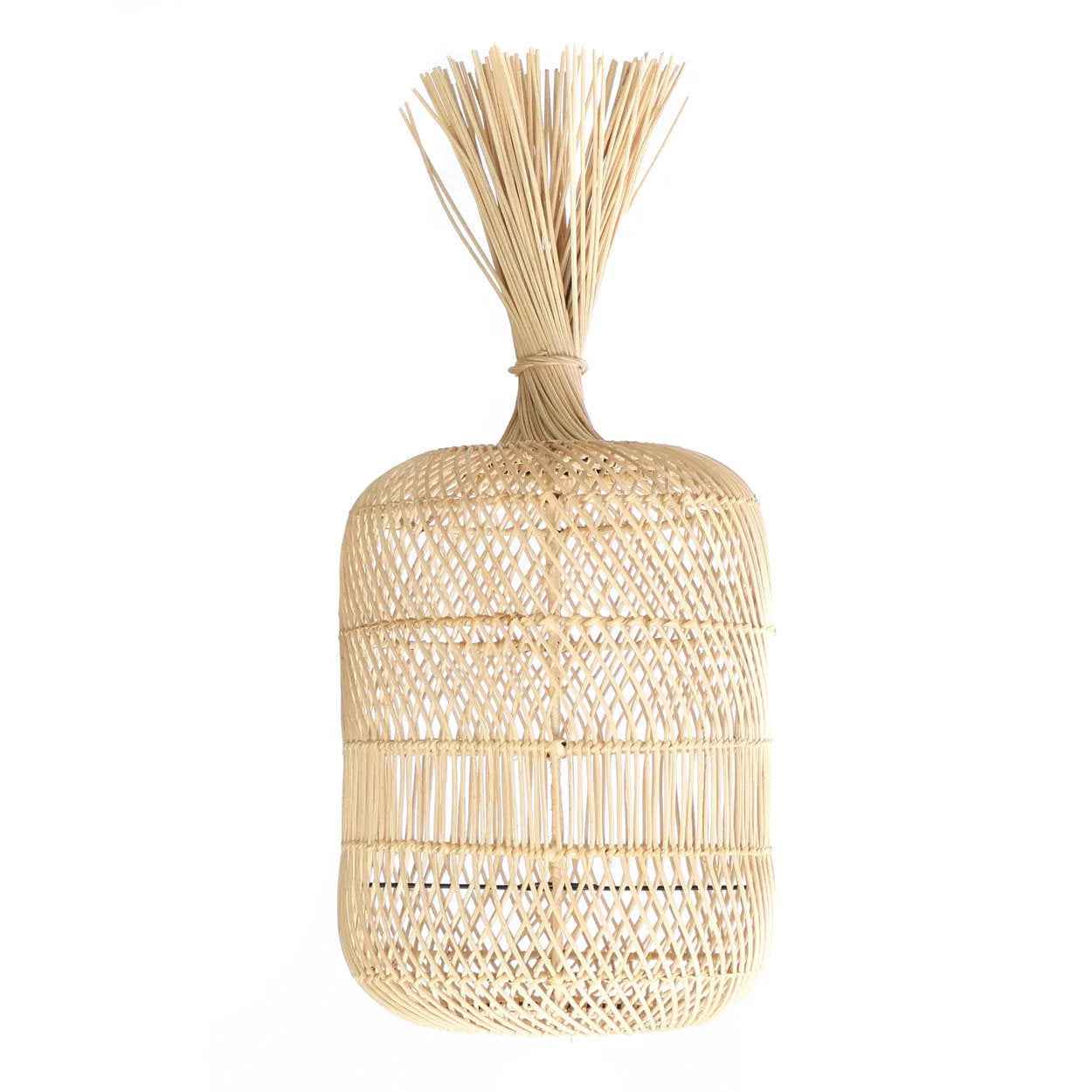 Bambua Dumpling Piantana Naturale M in rattan