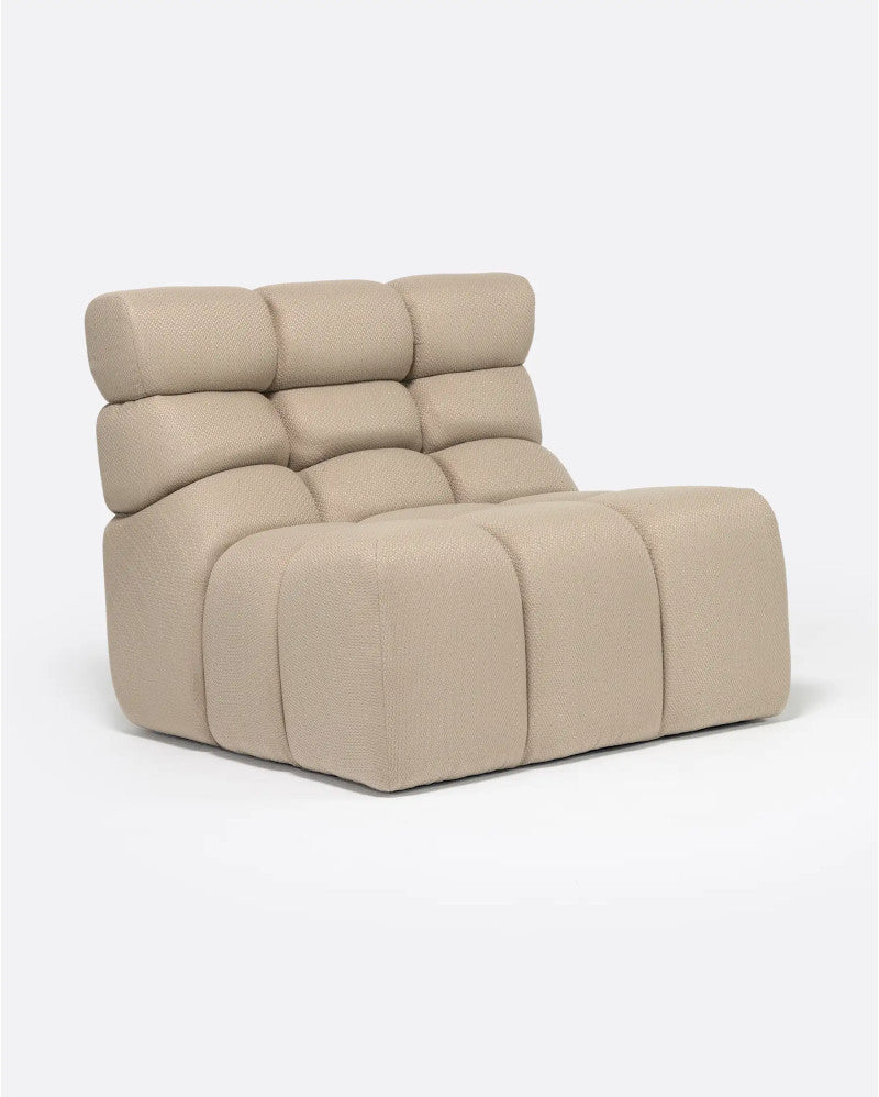 Bambua Chopin divano da giardino 1 posto sabbia outdoor