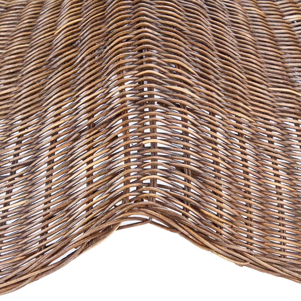 Bambua Wave lampadario rattan noce L