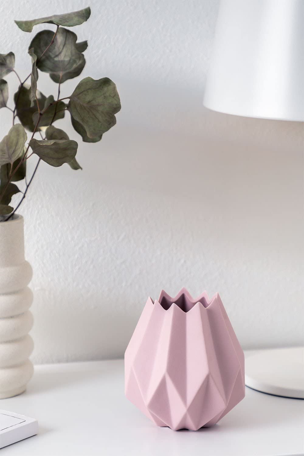 Sklum Omalley vaso in ceramica rosa Ø13 cm