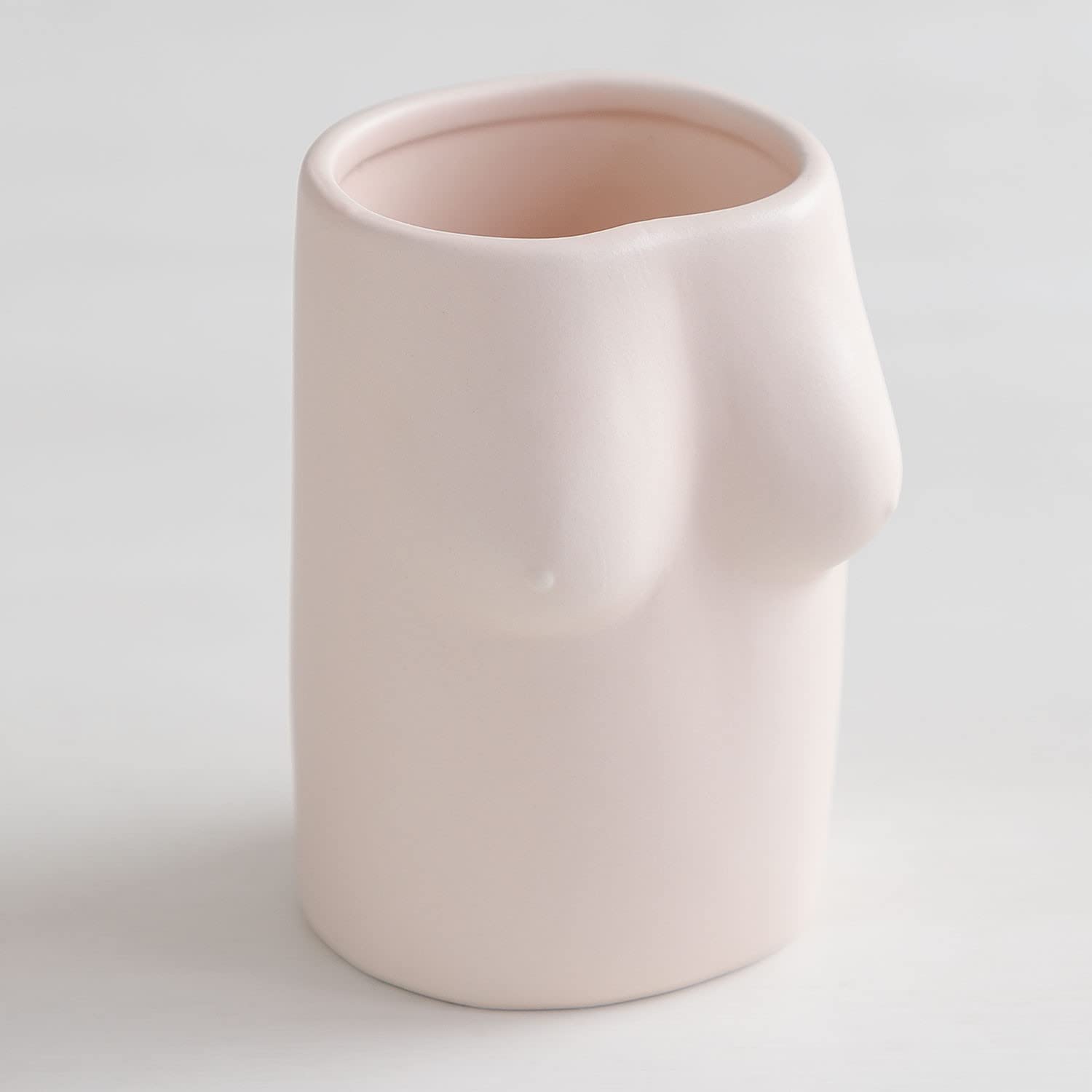 Sklum Minka vaso in ceramica beige lino
