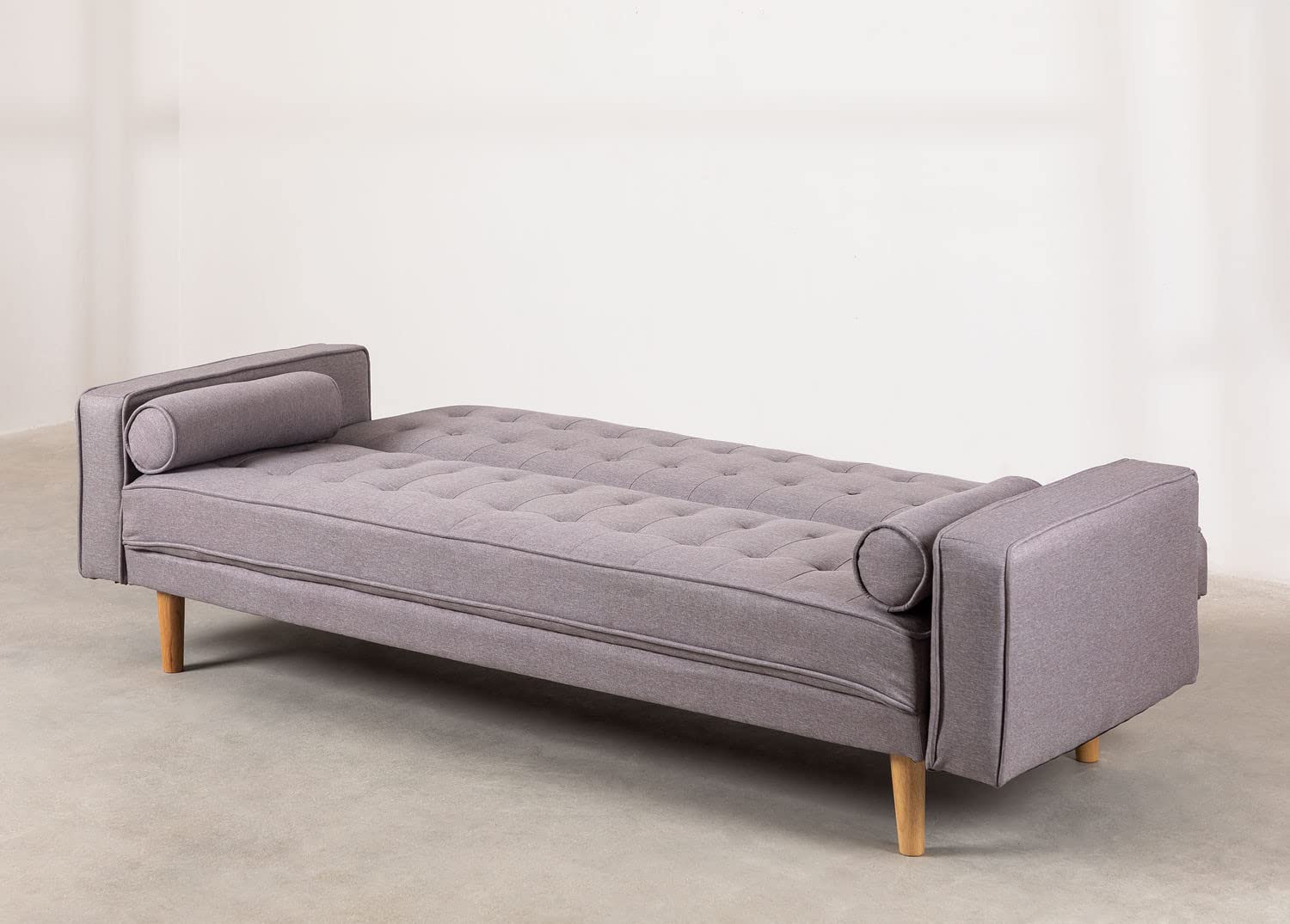 Sklum Brion divano letto 3 posti grigio reclinabile