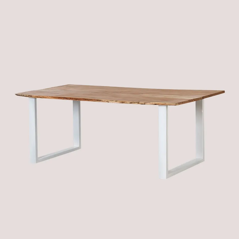 Sklum Sami tavolo da pranzo legno riciclato 210 cm bianco