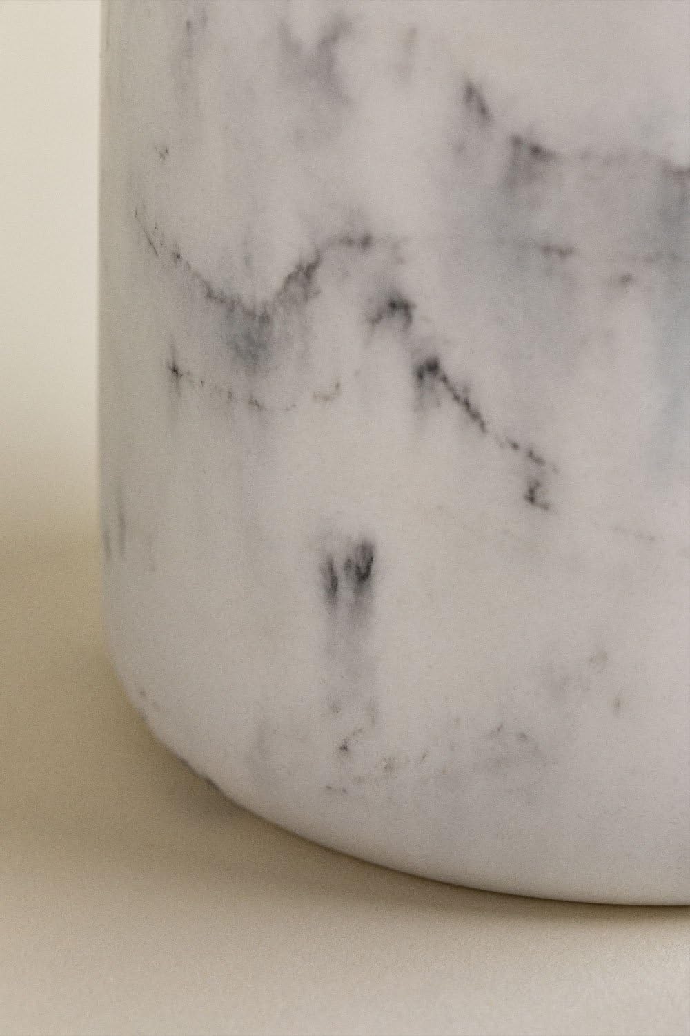 Sklum Yaele barattolo bagno bianco effetto marmo