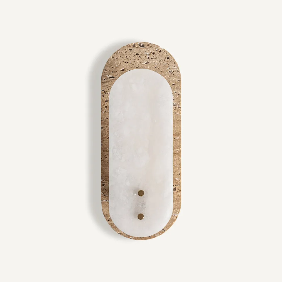 Bambua Tetbury applique marmo alabastro oro