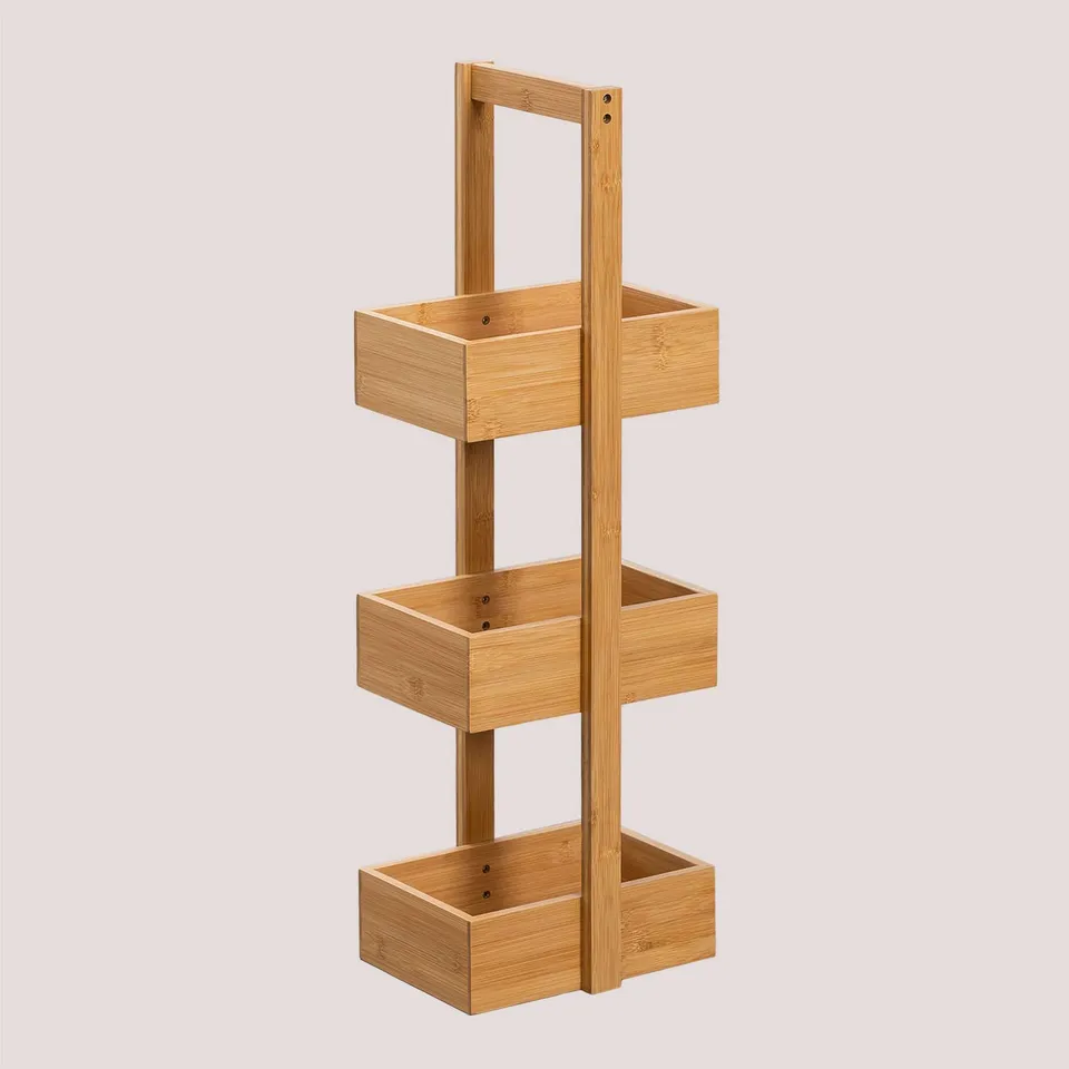 Sklum Kayla mensola bagno bambù 76 cm
