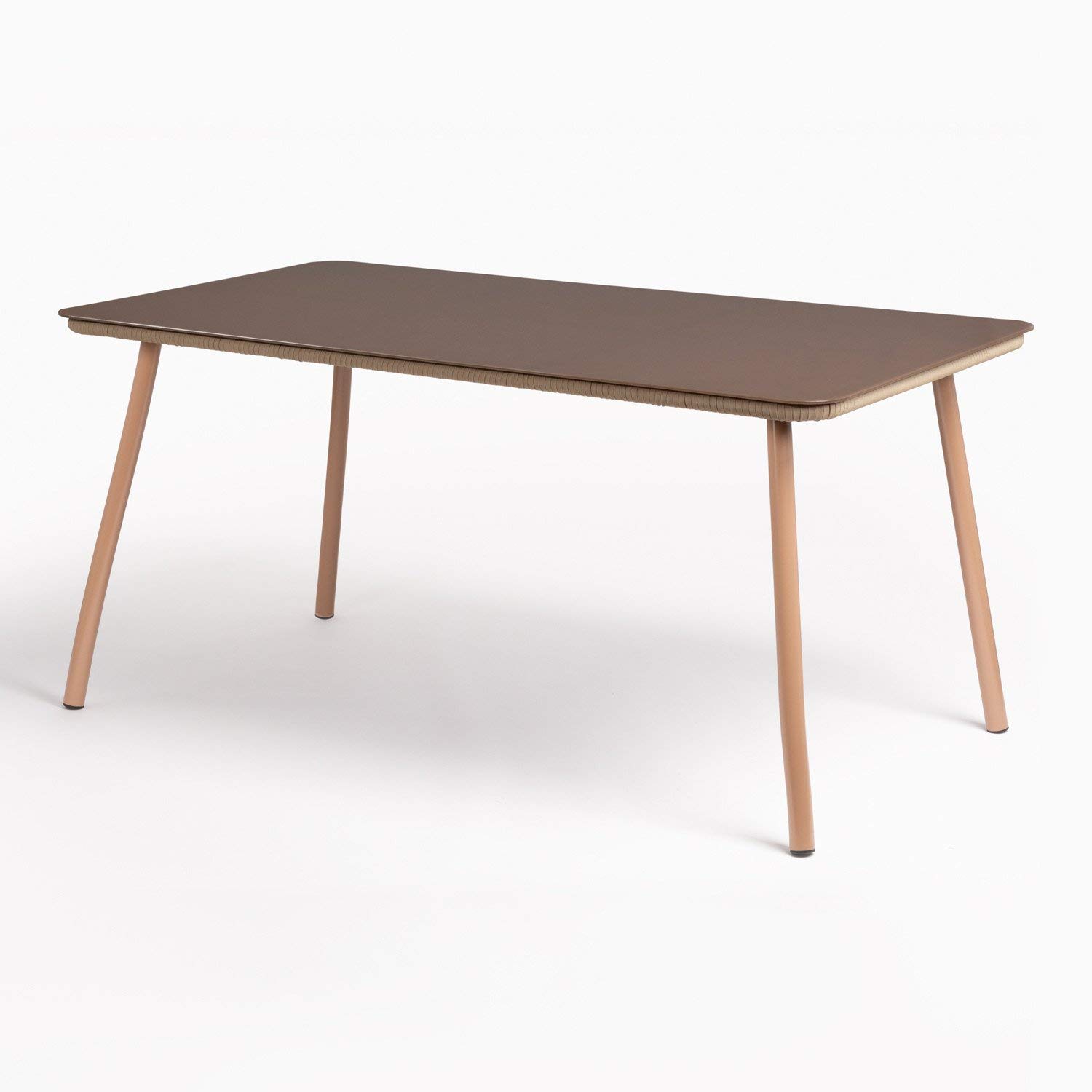 Sklum Arhiza Tavolo Giardino 160x90 cm Marrone Moka