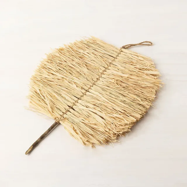 Sklum Yokari 45 cm ventaglio decorativo rafia naturale