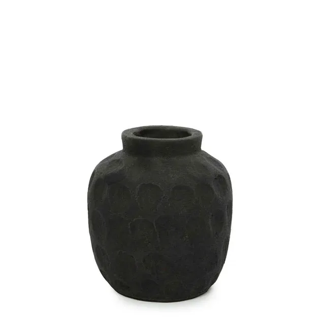 Bambua Trendy vaso nero S terracotta