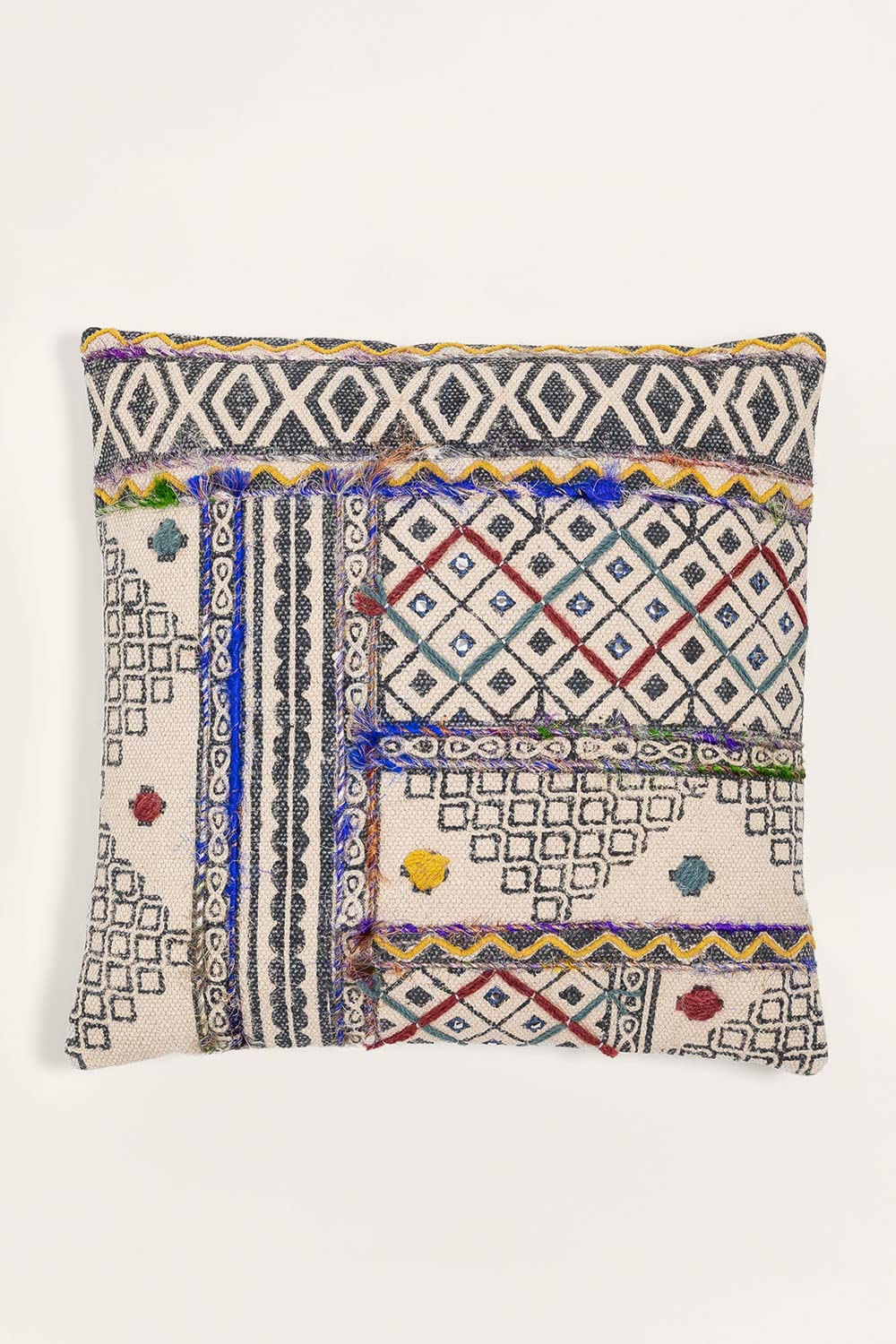 Sklum Artes cuscino cotone 50x50 cm con nappe