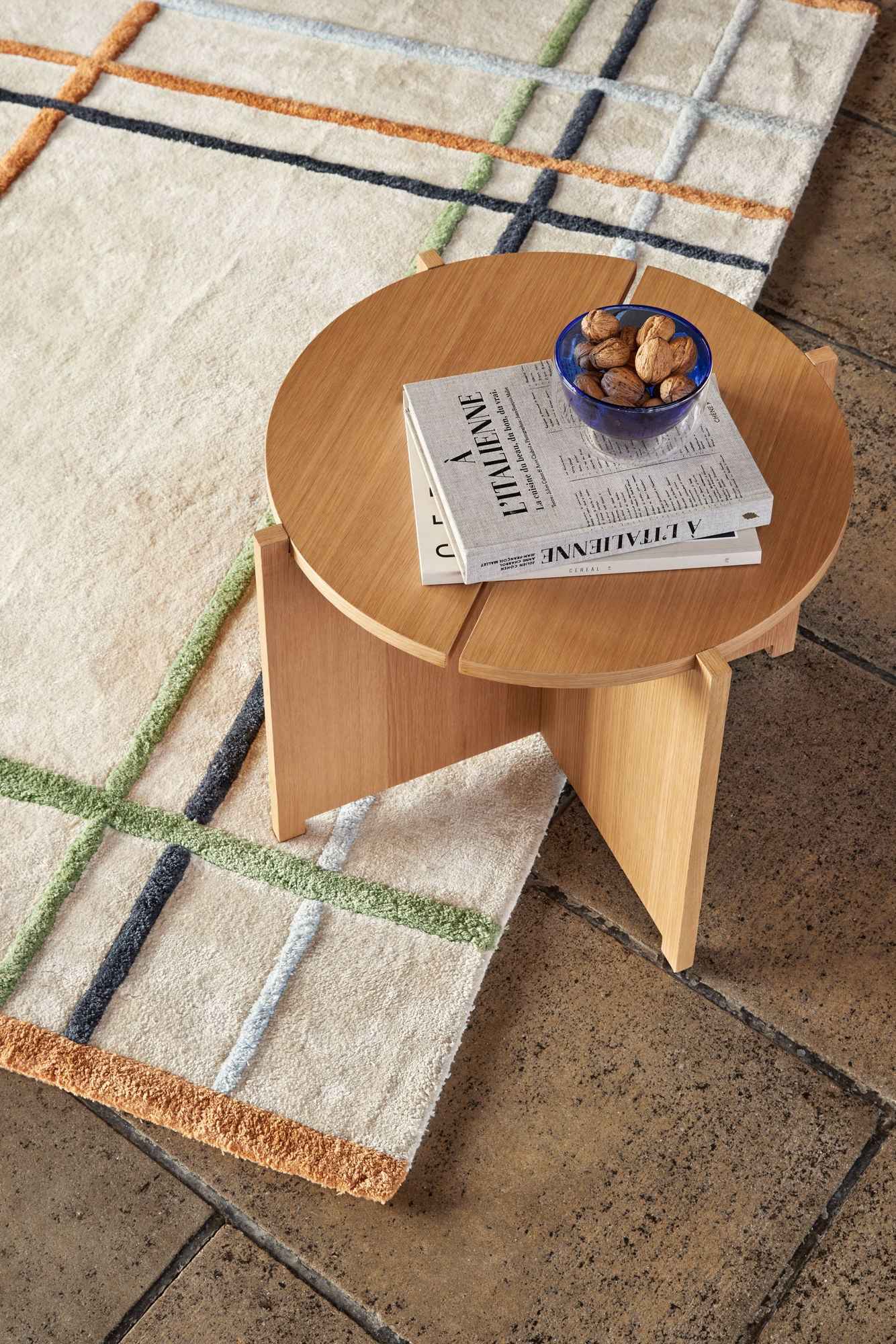 Bambua Fluffy Rug tappeto beige 120x180
