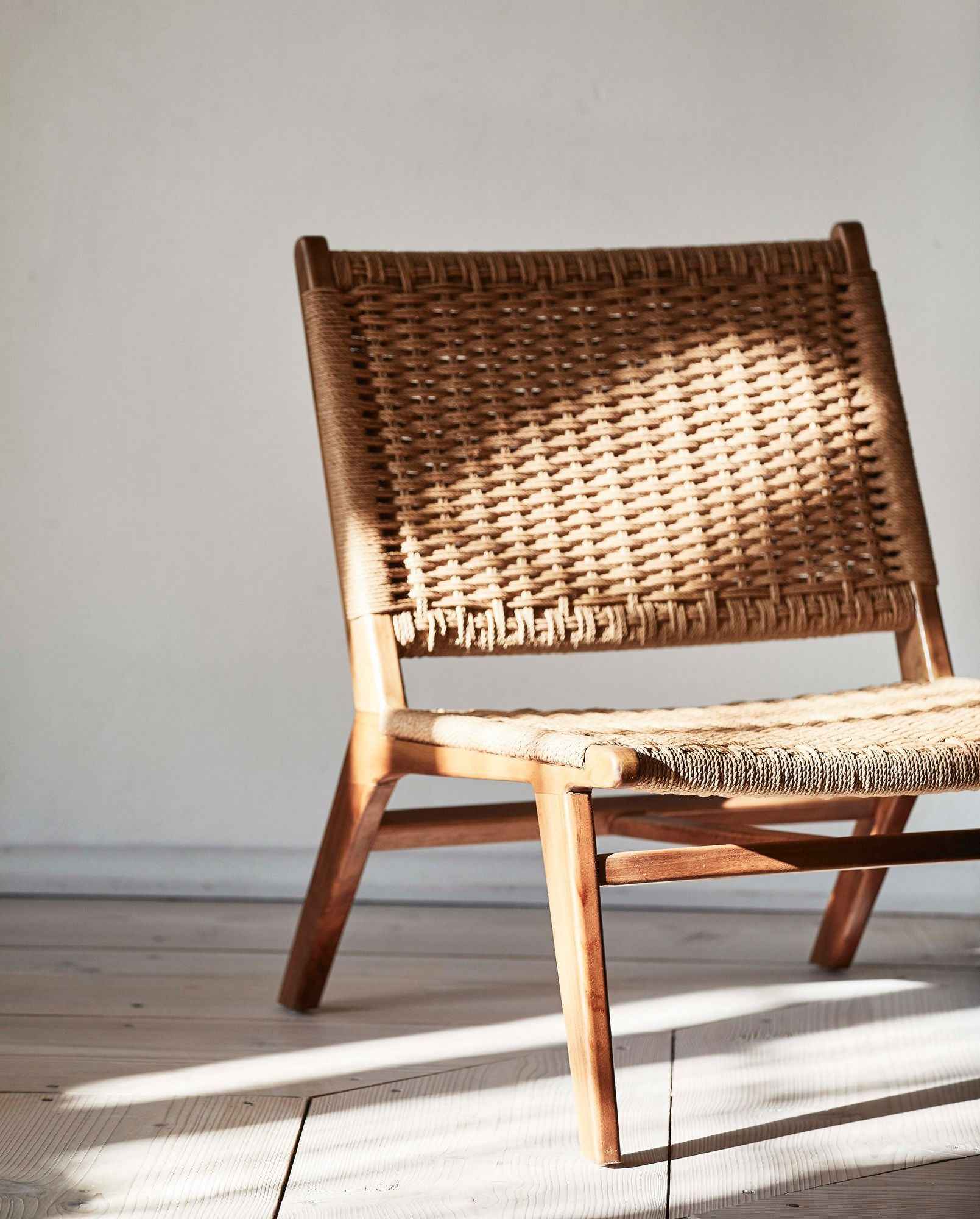 Bambua Club Poltrona Lounge Teak Intreccio