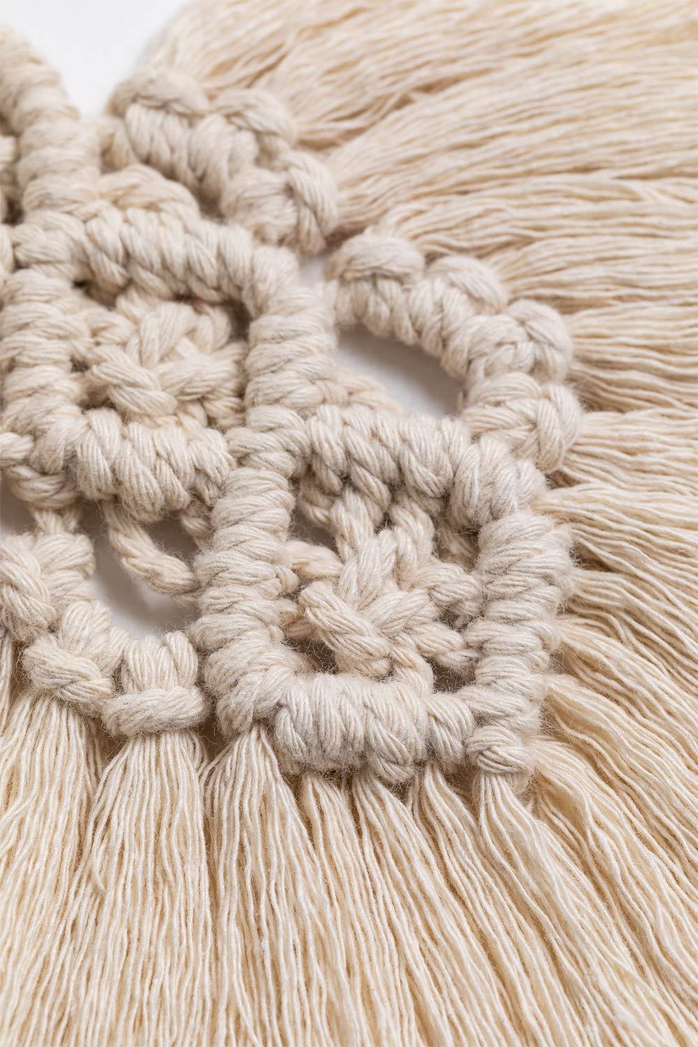 Sklum Darya fermatende in cotone beige crema set 2