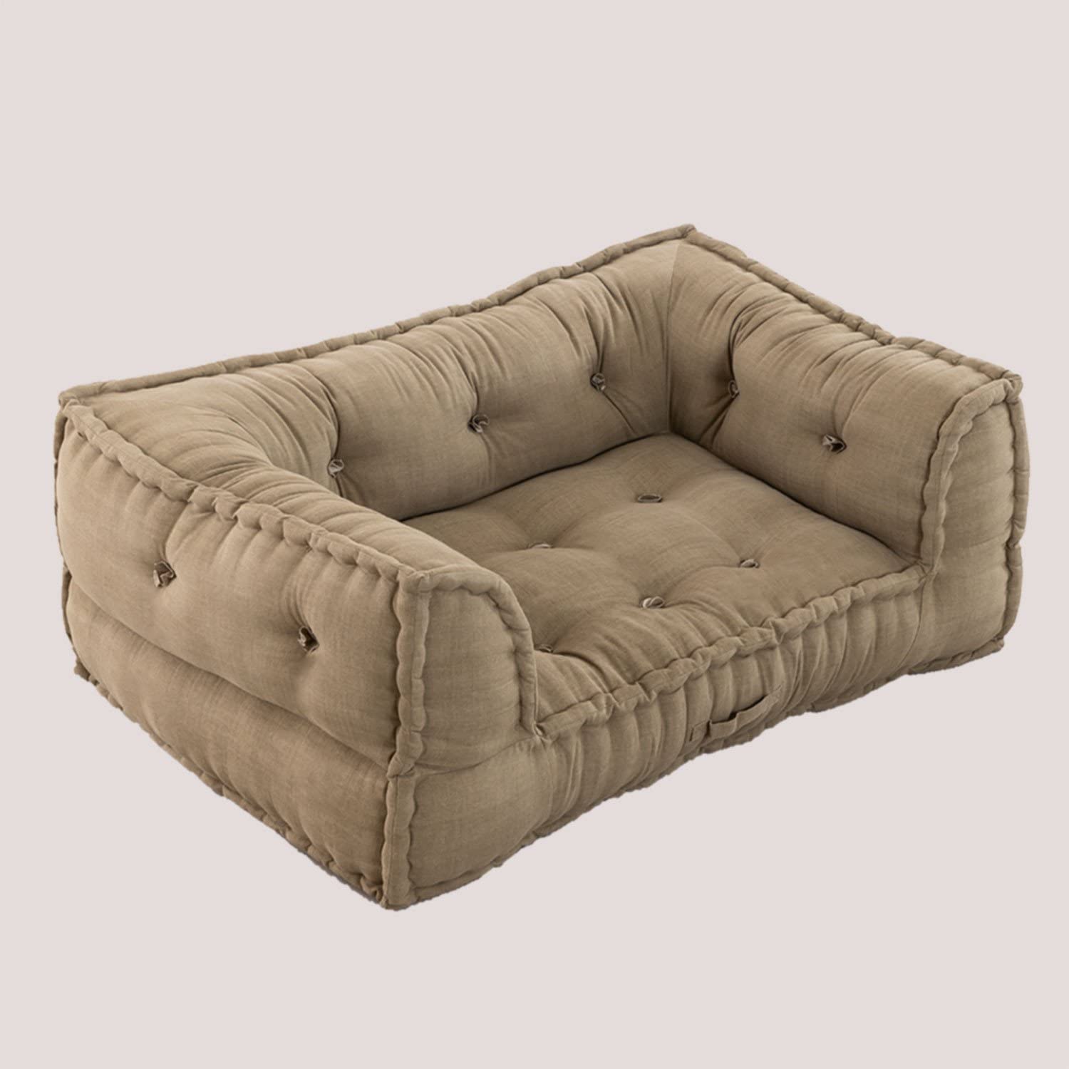 Sklum Dhel divano componibile cotone marrone ocra