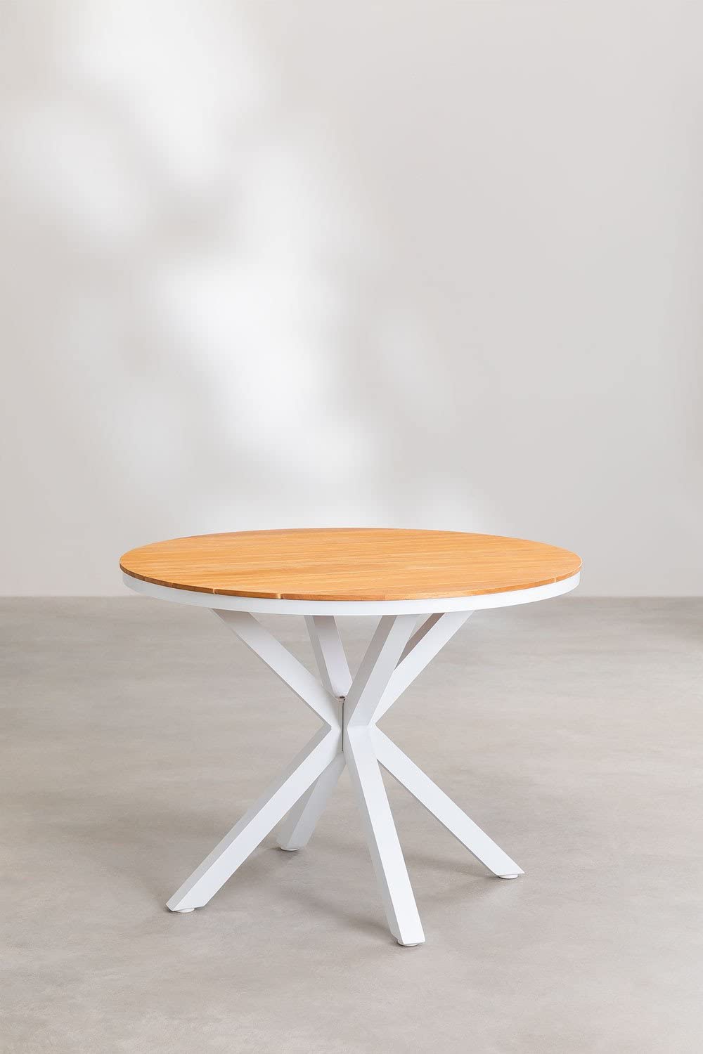 Sklum Archer tavolo giardino rotondo bianco Ø100 cm
