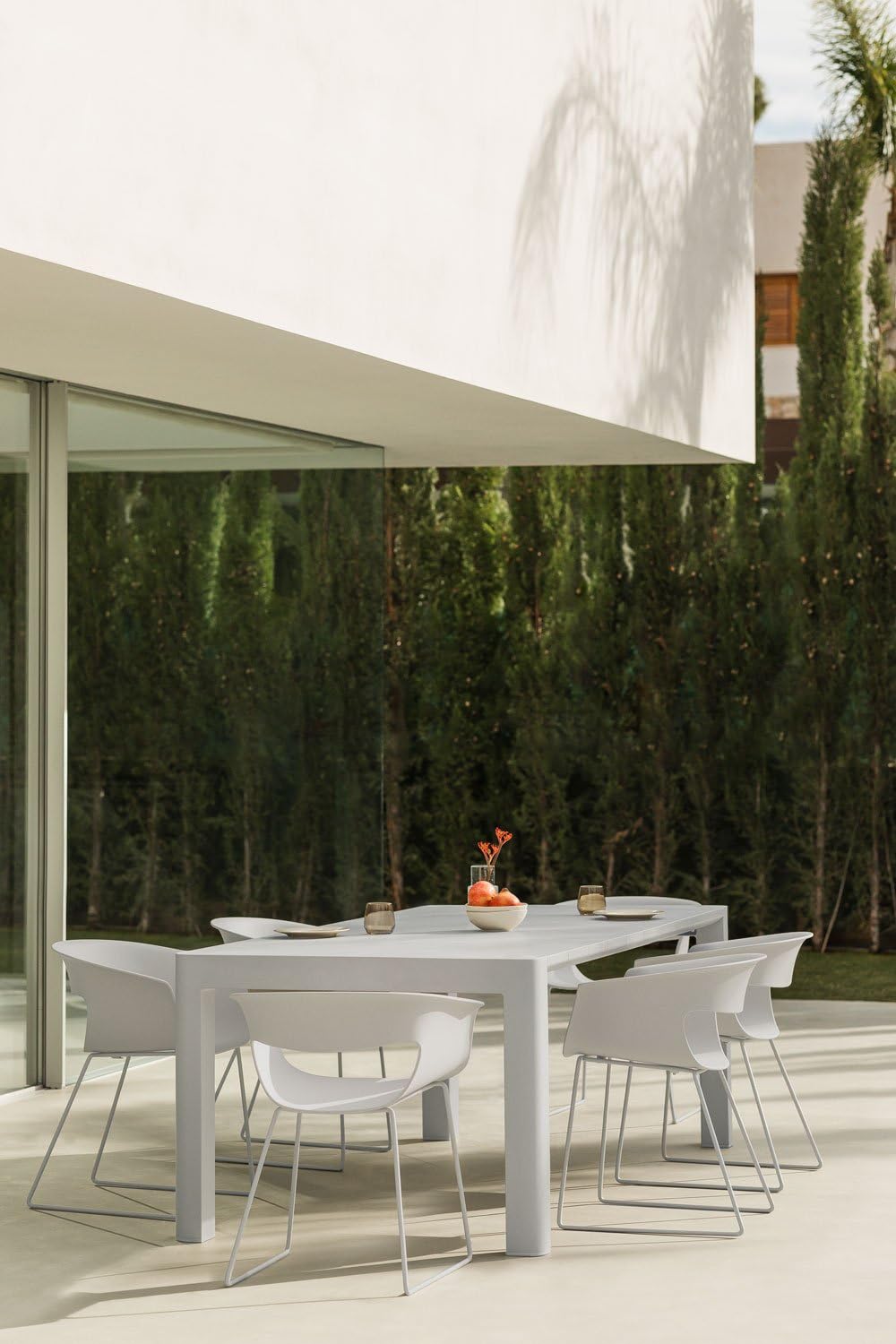 Sklum Arnadine Alanys set tavolo sedie giardino 180x100 6 posti