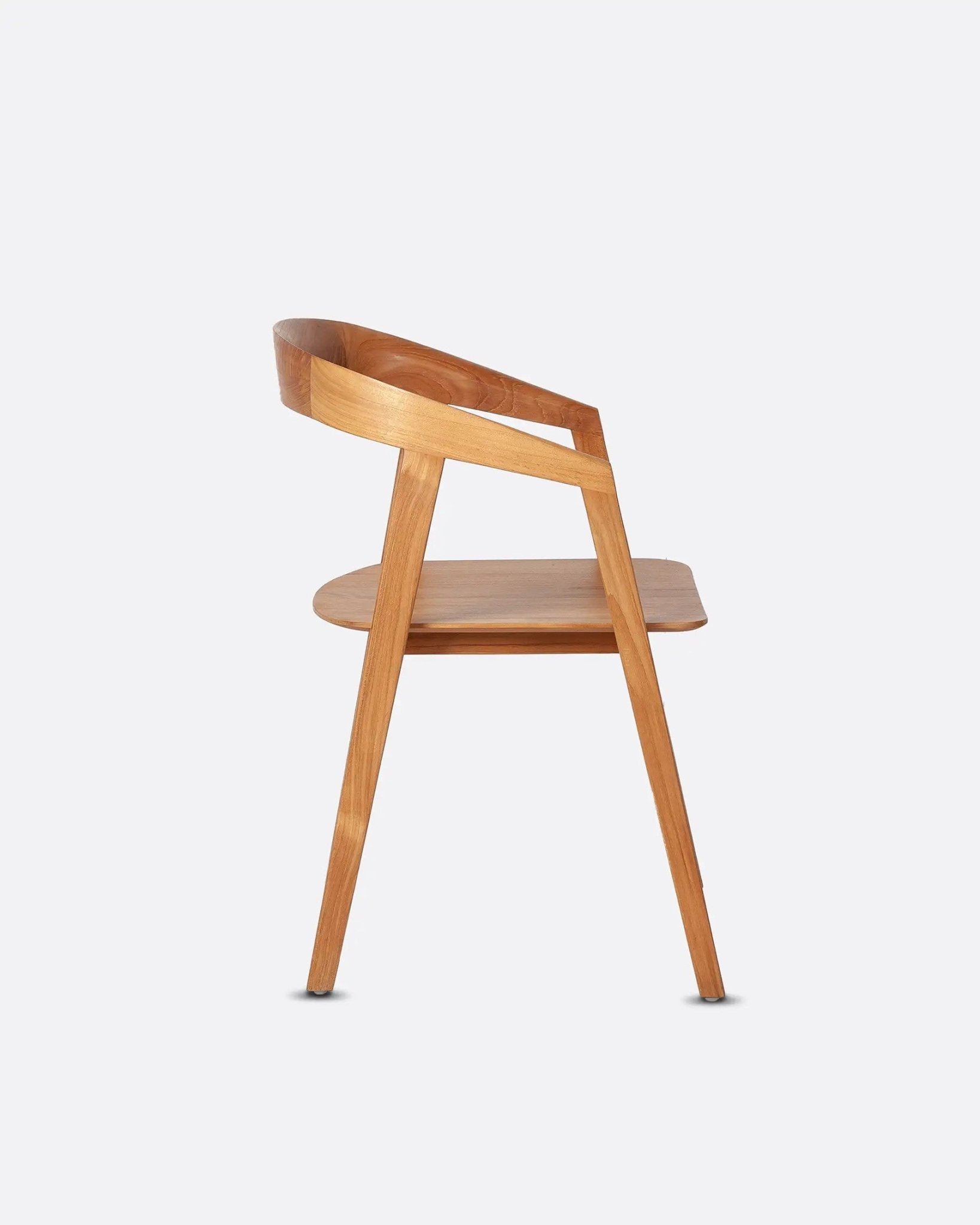 Bambua Arc sedia da pranzo in teak massiccio