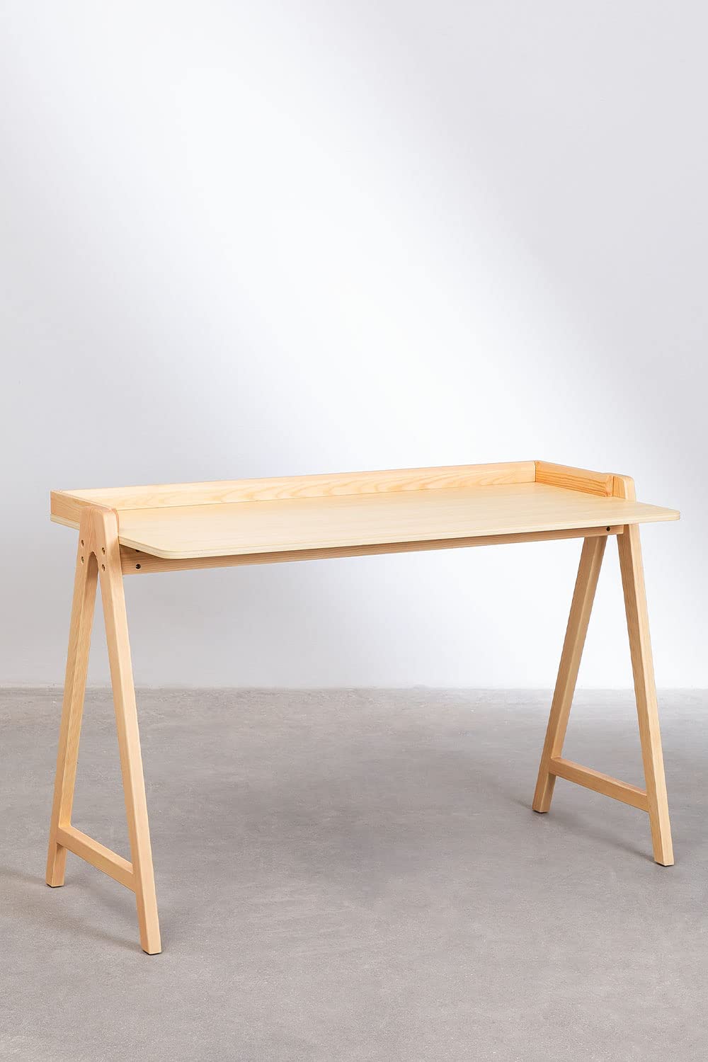 Sklum Kailo Style scrivania legno 123,5 cm gambe cavalletto