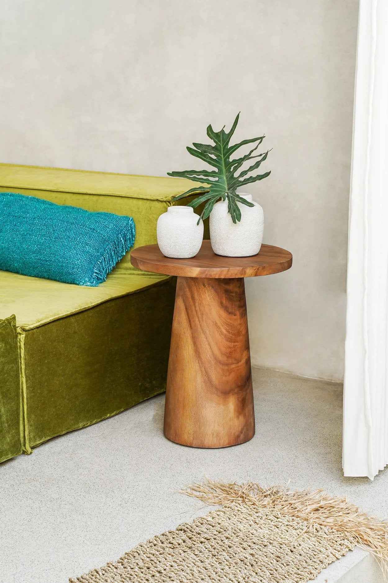 Bambua Peaky The Peaky Vase vaso concrete L fiori secchi