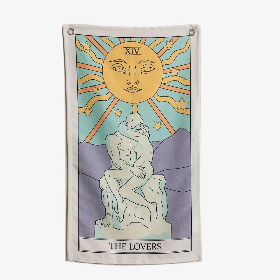 Sklum Tarot Style The Lovers arazzo poliestere 82x48