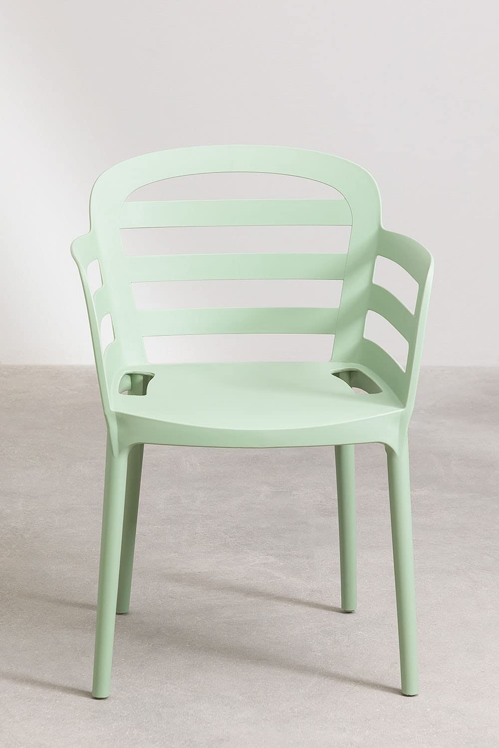 Sklum Gerum set 2 sedie giardino celadon con braccioli