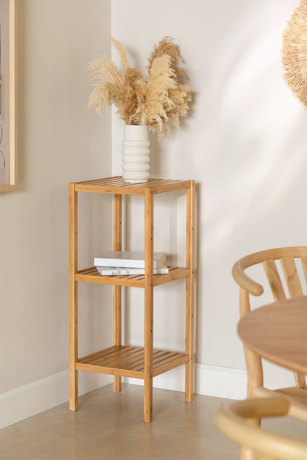 Sklum Zarak scaffale bambù 82 cm naturale