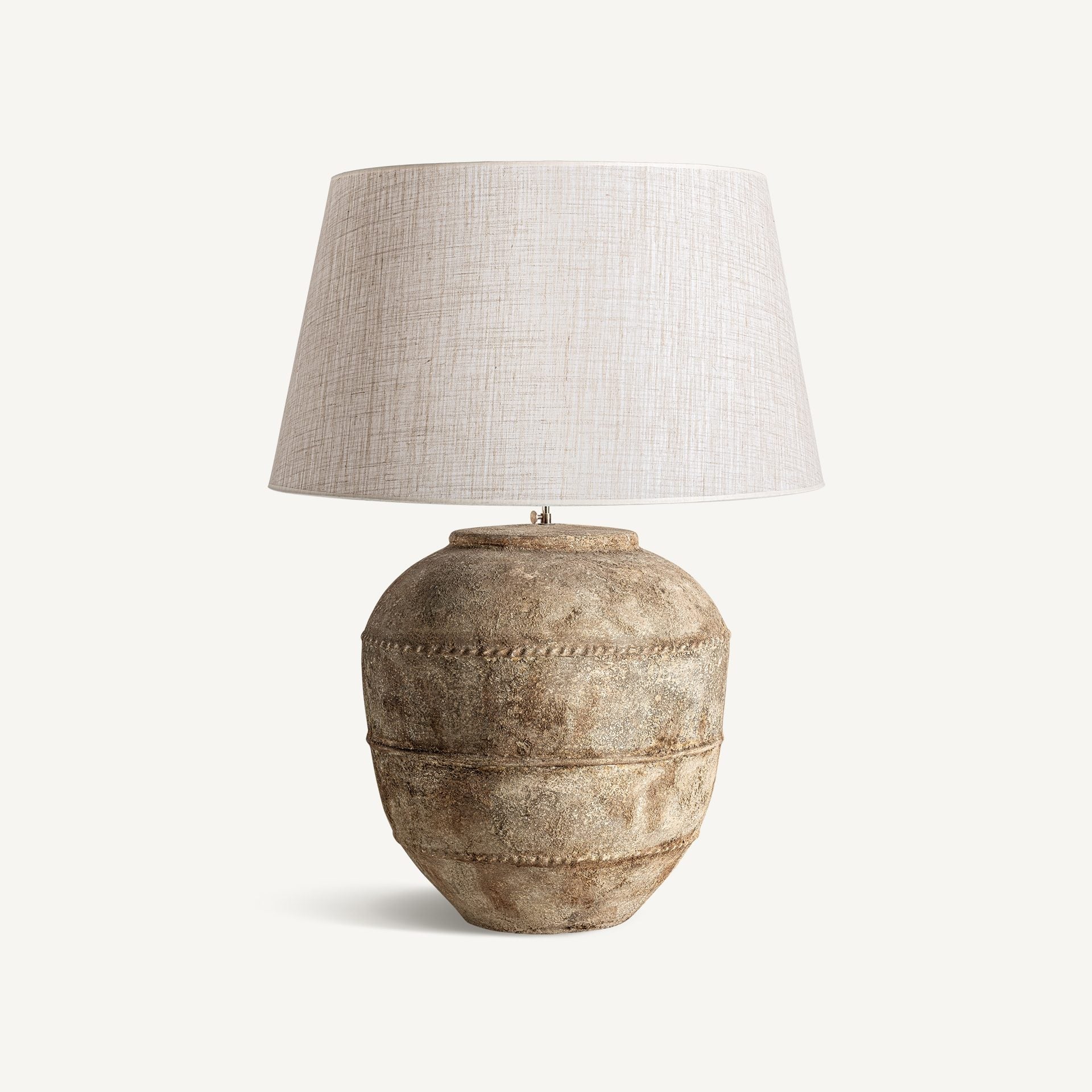 Bambua Meyze lampada da tavolo terracotta lino