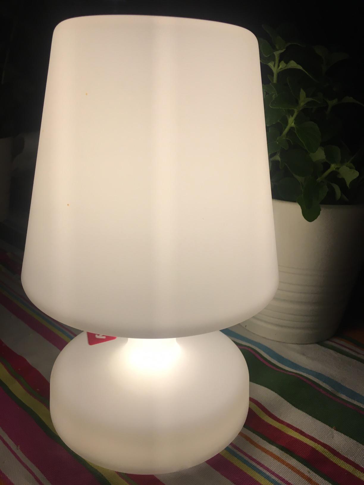 Fatboy Edison Petit Lampada da Tavolo LED Bianca Ricaricabile