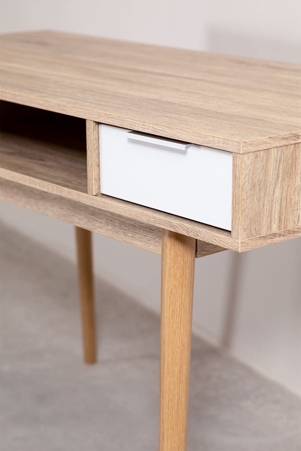 Sklum Baldri Style Scrivania Natural 120 cm in Legno