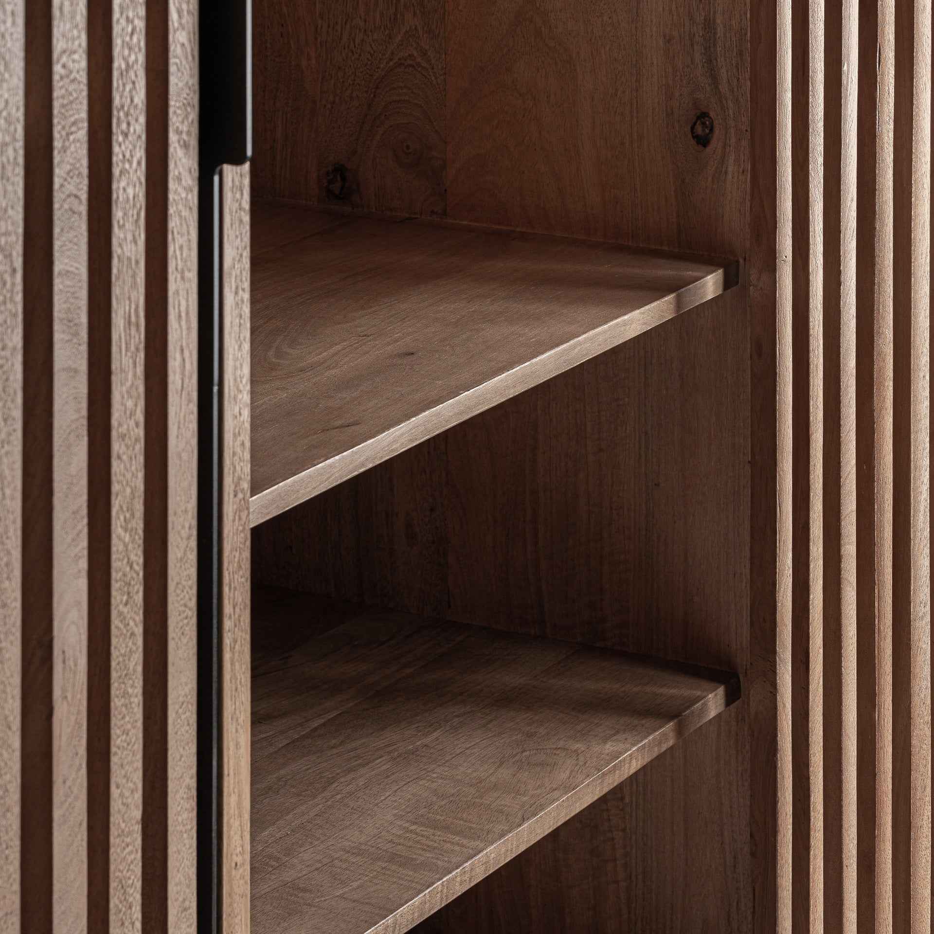 Bambua Gàbia armadio 2 ante legno mango