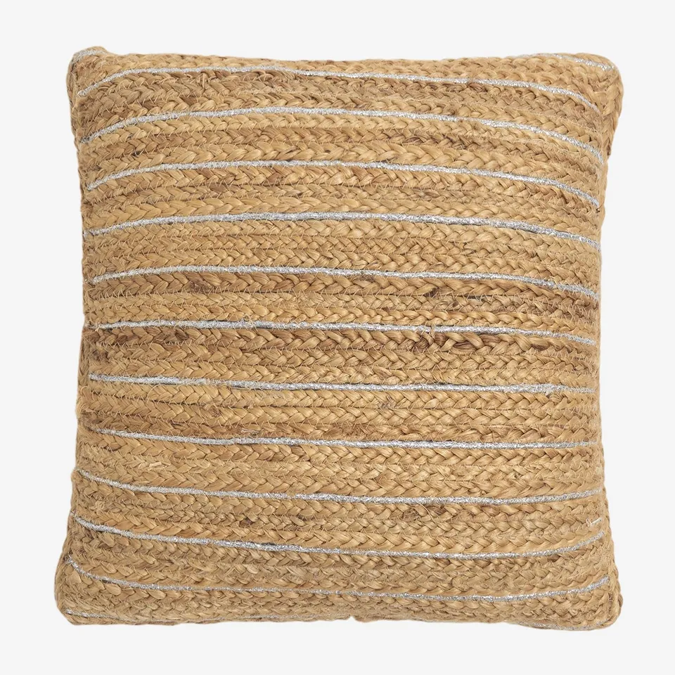 Sklum Justin cuscino in iuta quadrato naturale boho