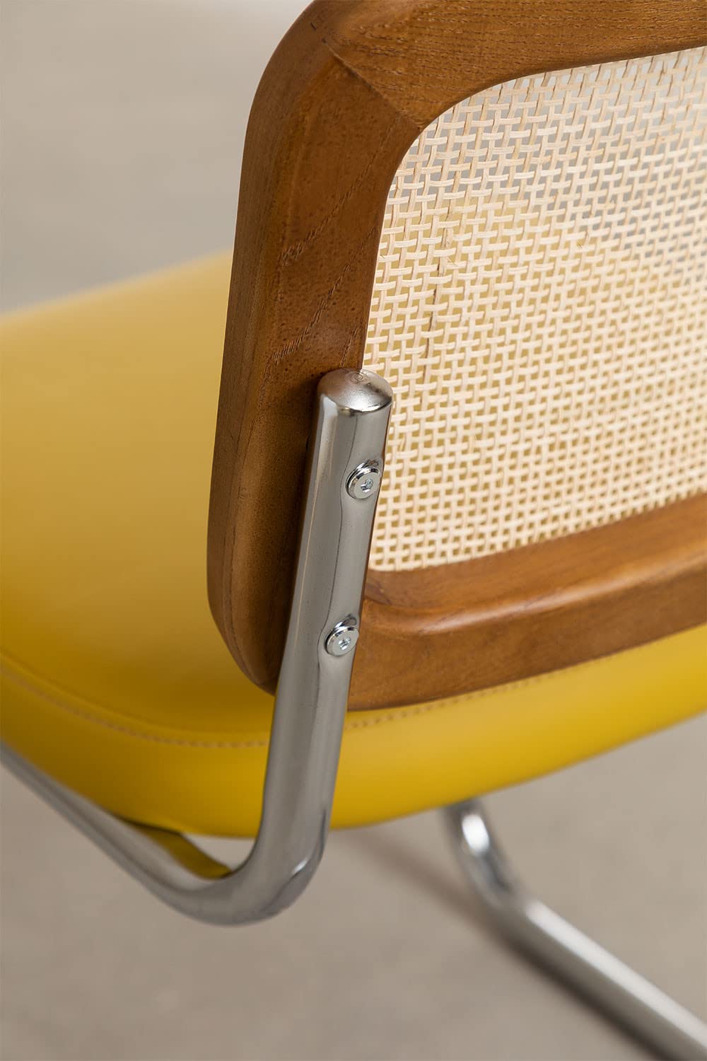 Sklum Tento sedia da pranzo vintage similpelle olmo