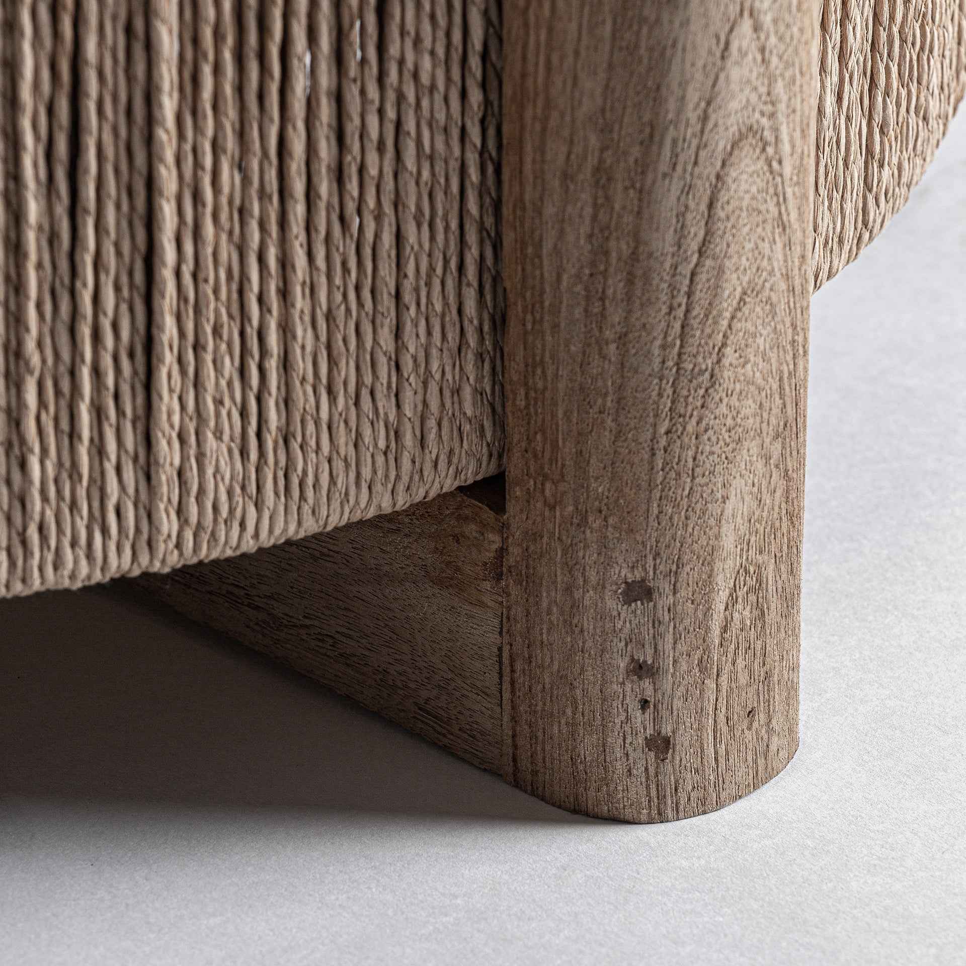Bambua Jacquard vaso legno mango L