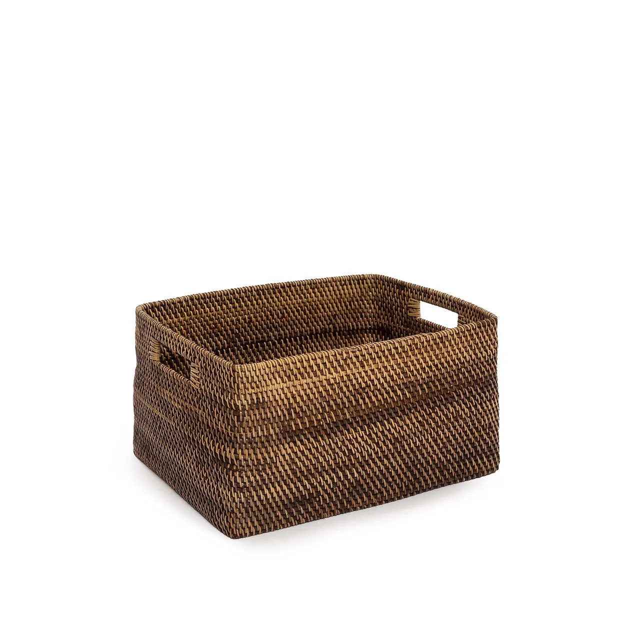 Bambua Colonial Magazine Basket cestino rattan marrone M