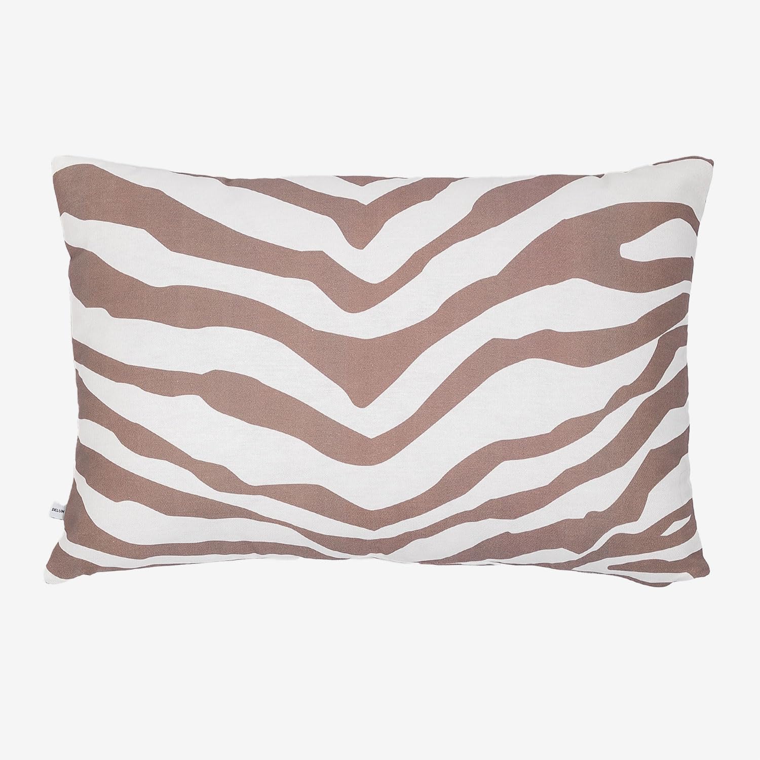 Sklum Azeti Style federa cuscino 40x60 marrone moka cotone