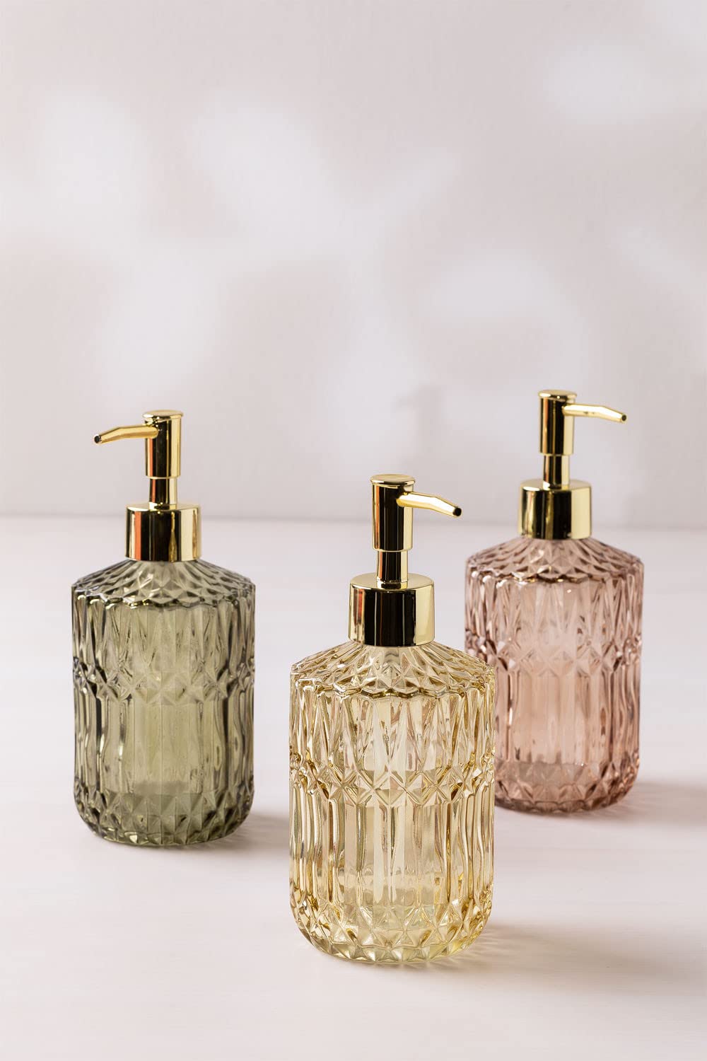 Sklum Ovie dispenser sapone in vetro riciclato