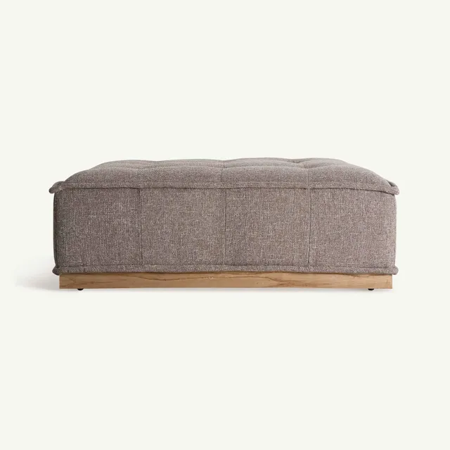 Bambua Vittel pouf marrone 124 cm base pino