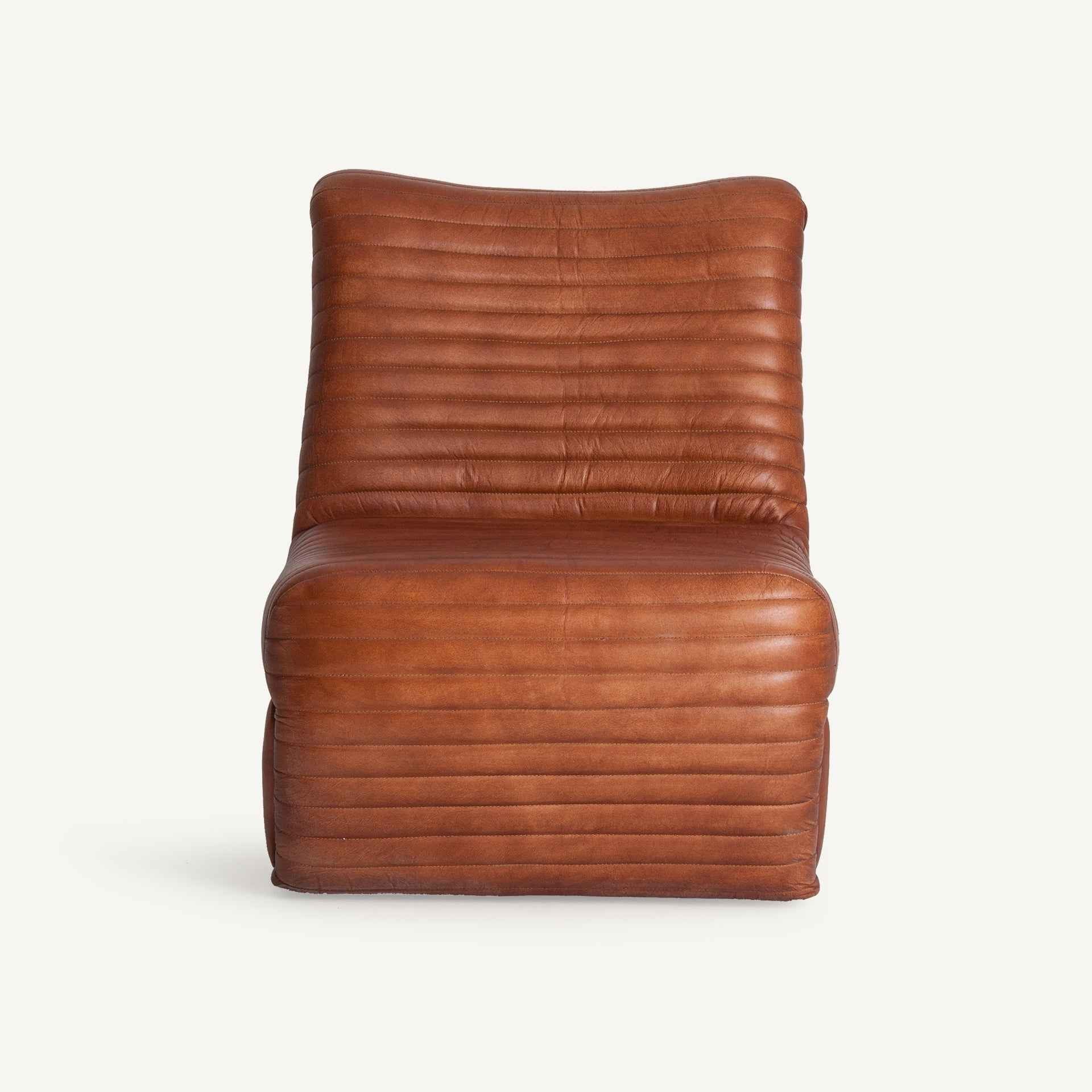 Bambua Almstock poltrona pelle cognac