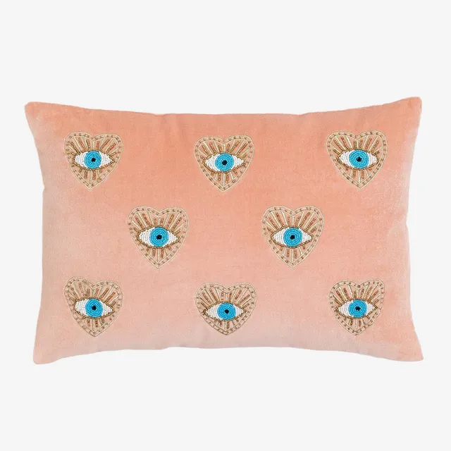 Sklum Denov cuscino rettangolare 35x50 cm velluto blush