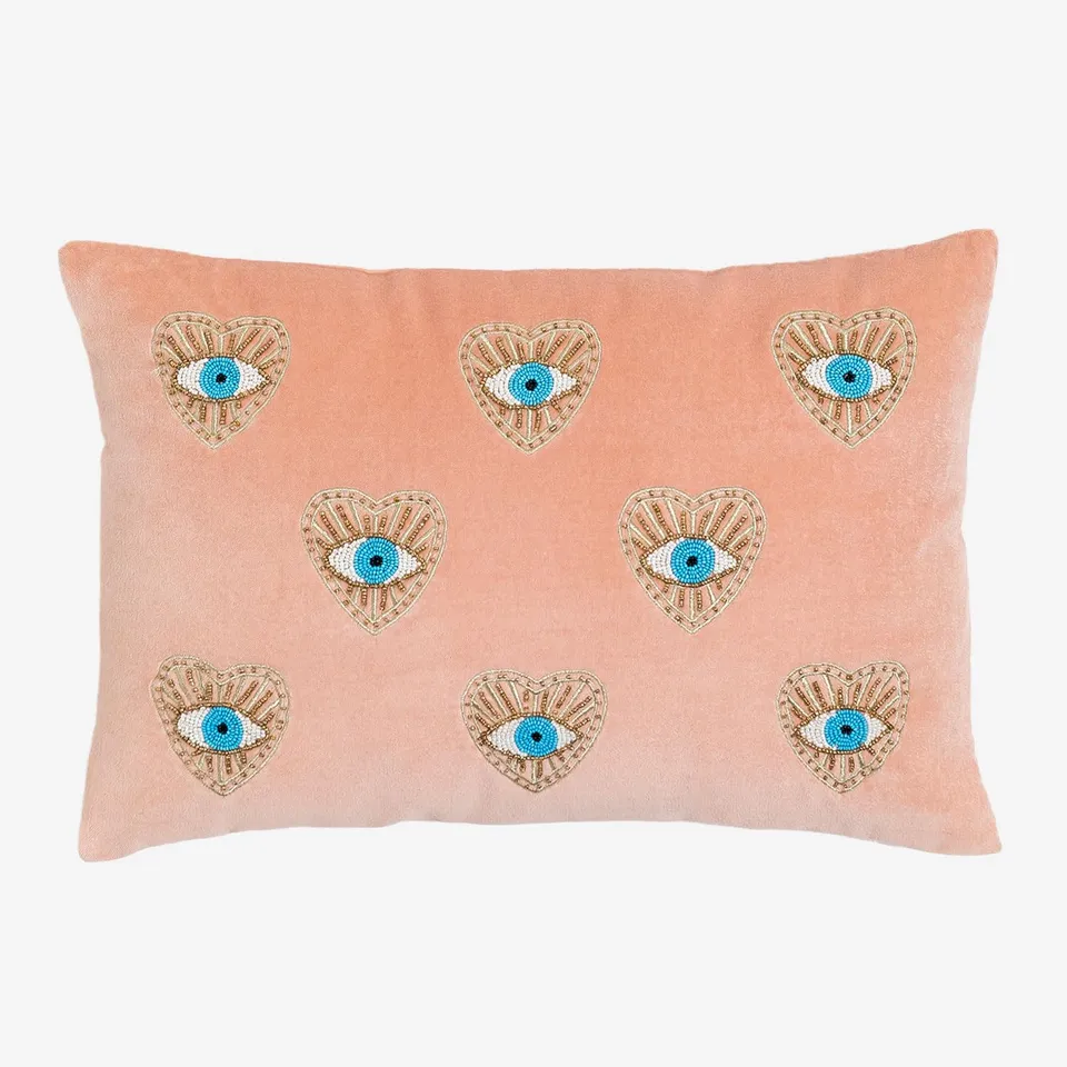Sklum Denov cuscino rettangolare 35x50 cm velluto blush